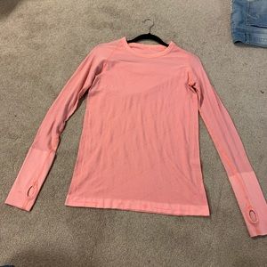 Long sleeve lululemon workout top